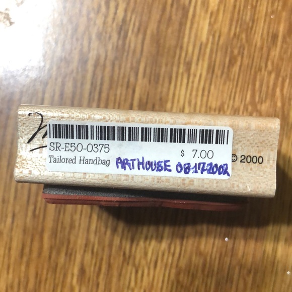 Tailored Handbag Rubber Stamp - Picture 3 of 4